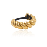 This versatile pony hair cuff elevates your look effortlessly, whether for everyday wear or special occasions.

18k gold plated on stainless steel.
Arch length: 7.17cm
Thickness: 2cm
Weight:50g