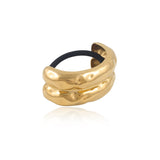 Song hair cuff: Adds a statement touch to both casual and elegant looks. Effortless, versatile, and chic—it's the perfect finishing detail.

18k gold plated on stainless steel.
Arch length: 7.32cm
Thickness: 3.4cm
Weight:55g