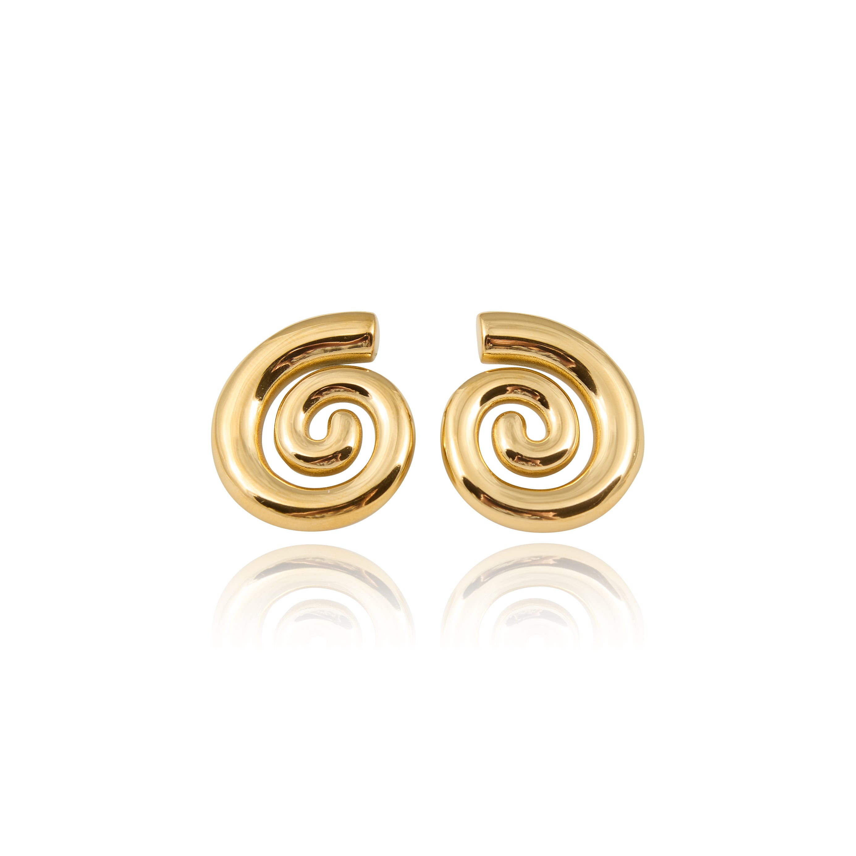 Elevate your ensemble with these statement pieces that effortlessly blend style and elegance. Embrace your individuality and let your style shine with our exceptional Unique Earrings.   18k gold plated on stainless steel. All the earrings come in a beautiful jewelry pouch.