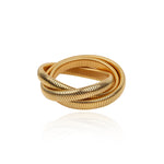 The Sia Triple Bracelet boasts an enchanting design that effortlessly blends classic and contemporary elements. Crafted from 18k gold plated on stainless steel, this bracelet emanates a radiant glow that illuminates your wrist, leaving a lasting impression.  18k gold plated on stainless steel. Three layer elastic bracelet.  All the bracelets come in a beautiful jewelry pouch.