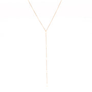 Our Pearl Drop Lariat Necklace effortlessly enhances any occasion, from casual outings to formal events. It adds a touch of timeless elegance and sophistication to your everyday wardrobe, while also elevating your evening attire with its refined beauty. This necklace is a versatile accessory that seamlessly transitions from day to night.  18k gold plated on stainless steel. All the necklaces come in a beautiful jewelry box.