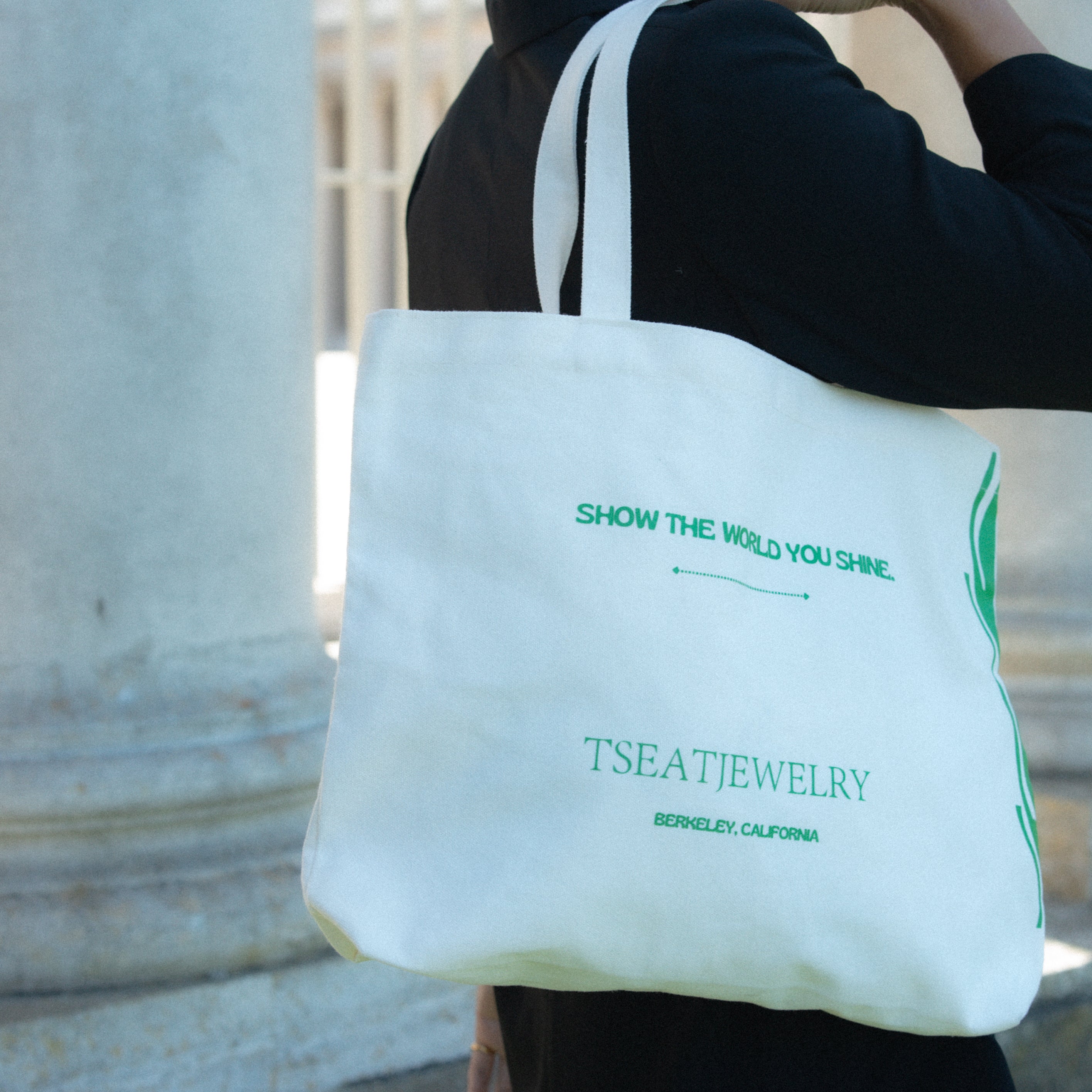 Our tote bags are perfect for carrying some books, the gym, shopping, as a travel bag, to the picnic  or even as a beach bag.  Dimension: 17"x13"x3" 
