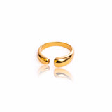 When you want to dress up your Ring! Our ALIGN Ring allows you to stack them together, or use them separately.   18k gold plated on stainless steel. Available in size 6,7,8 This product is hypoallergenic and tarnish resistant. 