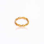 This Gorgeous, Parisian inspired ring is a must have. It's the perfect balance of glamour and elegance.  18k gold plated on stainless steel. Available in size 6, 7, 8 This product is hypoallergenic and tarnish resistant. 