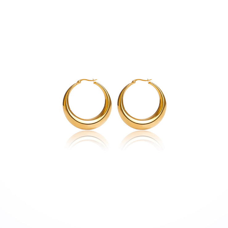 These are the sand hoop earrings you&