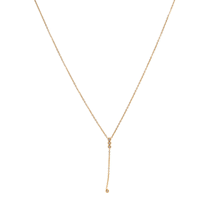 Our SIMPLE LARIAT NECKLACE was made for all you necklace stack lovers. It&